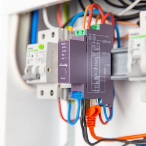 Shelly Pro 2 - 2-kanałowy sterownik WiFi