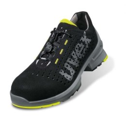 Buty ochronne Uvex 85438 r.43 Podeszwa PUR W11, Czarny, Limonka
