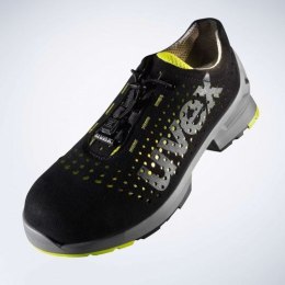 Buty ochronne Uvex 85438 r.43 Podeszwa PUR W11, Czarny, Limonka