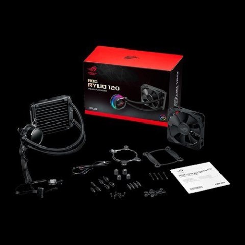 ASUS ROG RYUO 120 Procesor Chłodnica cieczy all-in-one 12 cm Czarny 1 szt.
