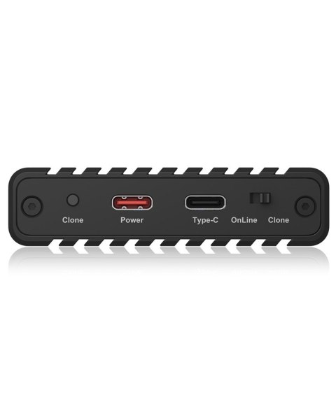Adapter IcyBox z funkcją klonowania dla M.2 NVMe SSD USB3.2 Gen2 retail