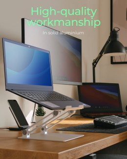 Podstawka pod laptopa ICY BOX IB-NH300 Srebrny Aluminium Silikon 43.2 cm (17