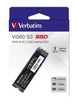 Dysk SSD Verbatim Vi560 S3 M.2 1TB SATA III 3D NAND
