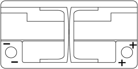 Akumulator EXIDE 12V 100Ah/850A START&STOP EFB (P+ biegun standardowy) 353x175x190 B13 - stopka o wysokości 10,5 mm (efb/rozruch