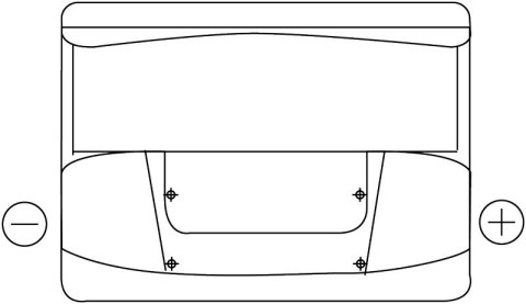 Akumulator EXIDE 12V 55Ah/460A CLASSIC (rozruchowy) 242x175x190 B13 - stopka o wysokości 10,5 mm