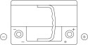 Akumulator EXIDE 12V 60Ah/640A START&STOP EFB (P+ biegun standardowy) 242x175x190 B13 - stopka o wysokości 10,5 mm