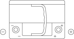 Akumulator EXIDE 12V 60Ah/640A START&STOP EFB (P+ biegun standardowy) 242x175x190 B13 - stopka o wysokości 10,5 mm