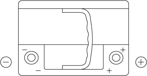 Akumulator EXIDE 12V 60Ah/640A START&STOP EFB (P+ biegun standardowy) 242x175x190 B13 - stopka o wysokości 10,5 mm