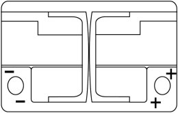 Akumulator EXIDE 12V 70Ah/760A START&STOP EFB (P+ biegun standardowy) 278x175x190 B13 - stopka o wysokości 10,5 mm (efb)