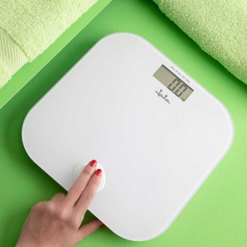Cyfrowa Waga Łazienkowa JATA HBAS1907 Biały szkło hartowane 150 kg 180 kg