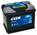 Exide Excell EB620 akumulator samochodowy Ołowiany (VRLA) 62 Ah 12 V 540 A Samochód