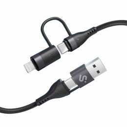 Kabel HDMI Subblim SUBCAB-4IN101 Czarny 1,2 m