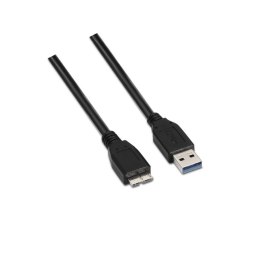 Kabel USB Aisens Czarny 2 m (1 Sztuk)