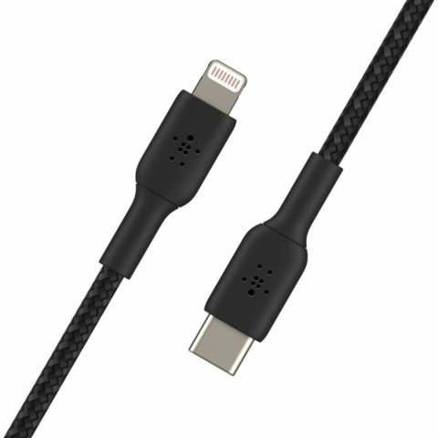 Kabel USB-C do Lightning Belkin CAA004BT2MBK Czarny 2 m