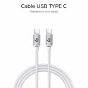Kabel USB-C na USB-C Subblim OPTIMUS Biały 2 m
