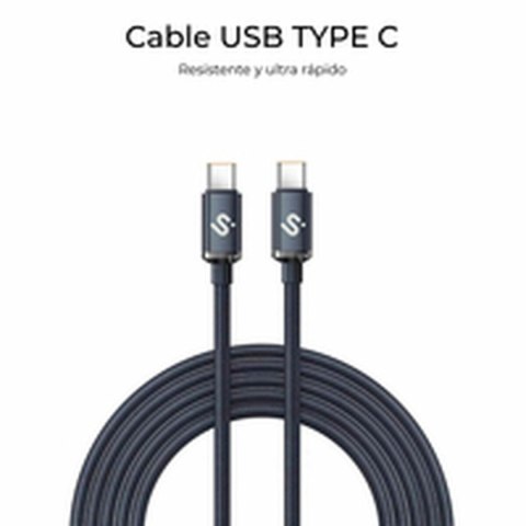 Kabel USB-C na USB-C Subblim OPTIMUS Czarny 2 m
