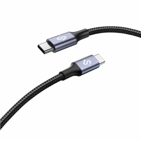 Kabel USB-C na USB-C Subblim PLUS Czarny 1 m