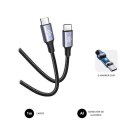 Kabel USB-C na USB-C Subblim PLUS Czarny 1 m