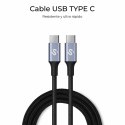 Kabel USB-C na USB-C Subblim PLUS Czarny 1 m