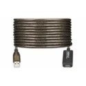 Kabel z rozgałęźnikiem USB Ewent 65 TU65U7005F Czarny 25 m