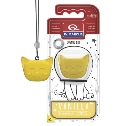 Odświeżacz powietrza do samochodu Dr Marcus COSMIC CAT VANILLA Wanilia Plastikowy
