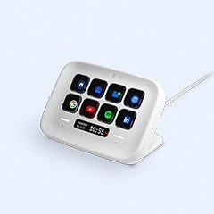 Kontroler zewnętrzny Elgato Stream Deck Neo, biały, 8 konfigurowalnych klawiszy