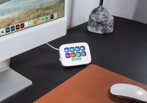 Kontroler zewnętrzny Elgato Stream Deck Neo, biały, 8 konfigurowalnych klawiszy