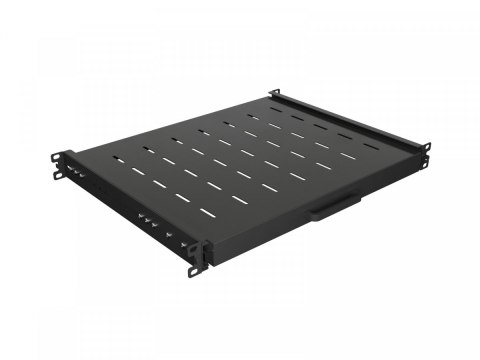 Półka wysuwana do szaf rack 19 cali 350mm czarna