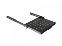 Półka wysuwana do szaf rack 19 cali 350mm czarna