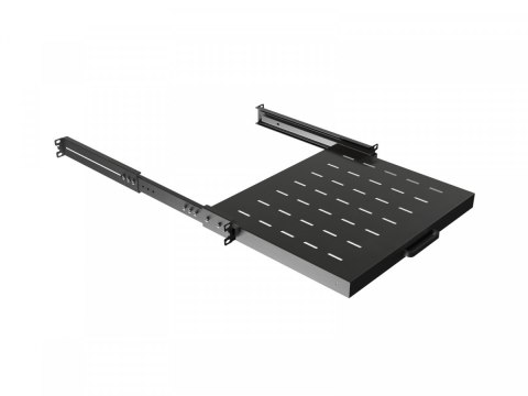 Półka wysuwana do szaf rack 19 cali 350mm czarna