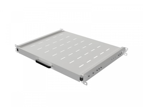 Półka wysuwana do szaf rack 19 cali 350mm szara