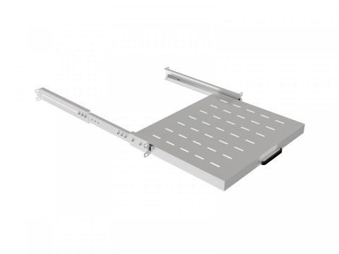 Półka wysuwana do szaf rack 19 cali 350mm szara