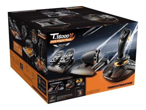 Thrustmaster T-16000M FCS Flight Pack Czarny USB Joystick Analogowa/Cyfrowa MAC, PC