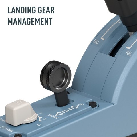 Thrustmaster TCA Quadrant Add-On Airbus Edition Czarny, Niebieski Flight Sim PC