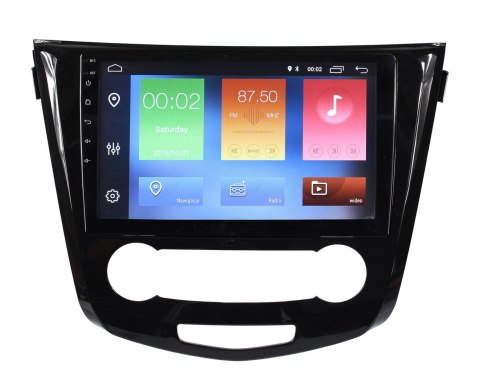 Radio nawigacja GPS Nissan Qashqai 2, X-Trail 2014+ Android klimatyzacja manualna