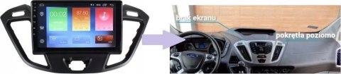 RADIO NAWIGACJA GPS FORD TRANSIT 2012-2018 ANDROID