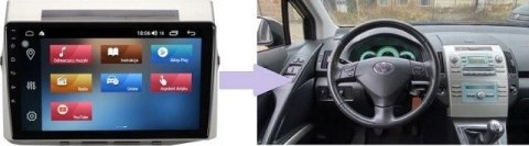 RADIO NAWIGACJA GPS TOYOTA COROLLA VERSO 2004-2009