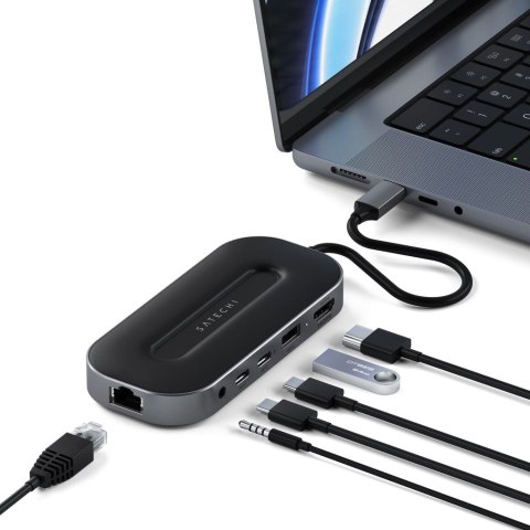 Koncentrator USB Satechi USB-C MultiPort USB4 + 2,5 G Ethernet