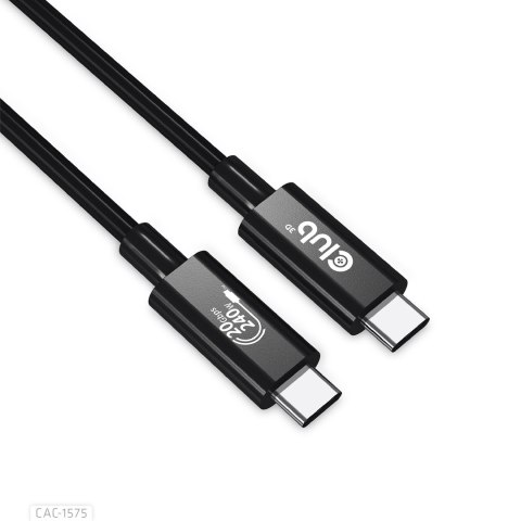 CLUB3D CAC-1575 kabel USB USB4 Gen 2x2 2 m USB C Czarny