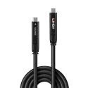 Lindy 43333 kabel USB USB 3.2 Gen 1 (3.1 Gen 1) 10 m USB C Czarny