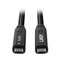 Lindy 43333 kabel USB USB 3.2 Gen 1 (3.1 Gen 1) 10 m USB C Czarny