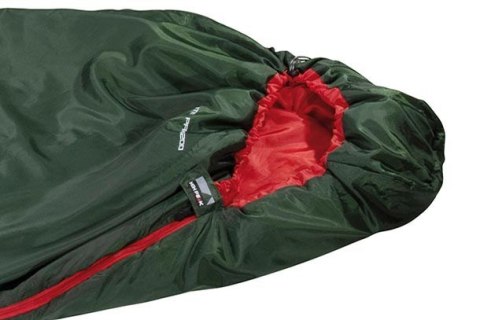 Śpiwór High Peak Lite Pak 1200 225 x 80 x 50 cm zielono-czerwony lewy 23263
