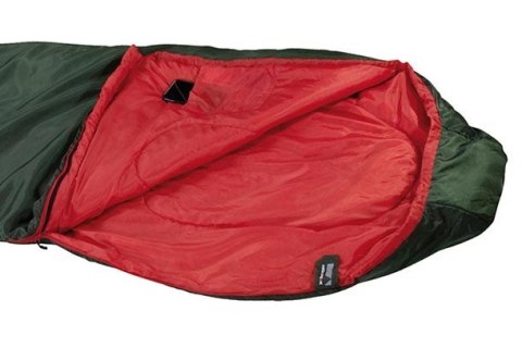 Śpiwór High Peak Lite Pak 1200 225 x 80 x 50 cm zielono-czerwony lewy 23263