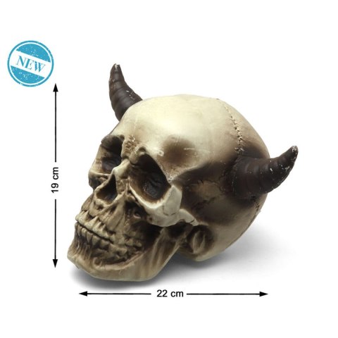 Dekoracje na Halloween 22 x 19 x 15 cm Czaszka