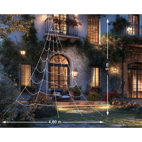 Dekoracje na Halloween 5 m Pajęczyna