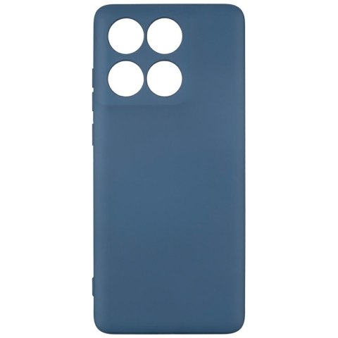 Etui Beline Silicone do Motorola Edge 60 niebieski