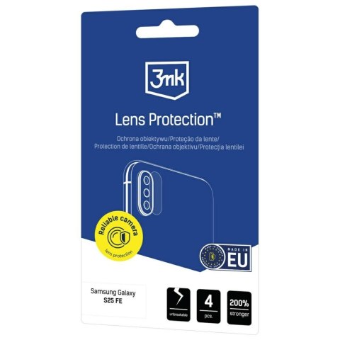 Ochrona na obiektyw aparatu 3MK Lens Protection do Samsung Galaxy S25 FE 4szt