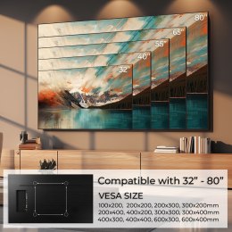 MACLEAN UCHWYT DO TV MAX VESA 600X400, 32-80