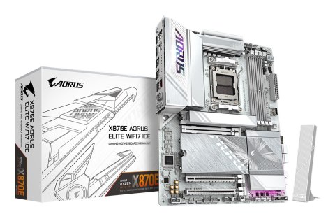 Płyta główna GIGABYTE X870E AORUS ELITE WIFI7 ICE AMD X870E AM5 ATX