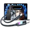 Kabel USAMS TC Series SJ750 100W USB-C do USB-C 1,2 m tytanowy